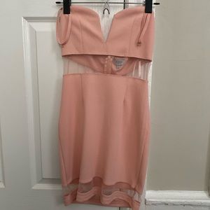 Midi pink dress
